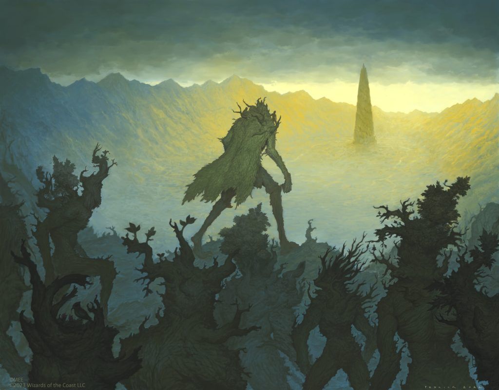 Last March of the Ents - Illustration by John Tedrick