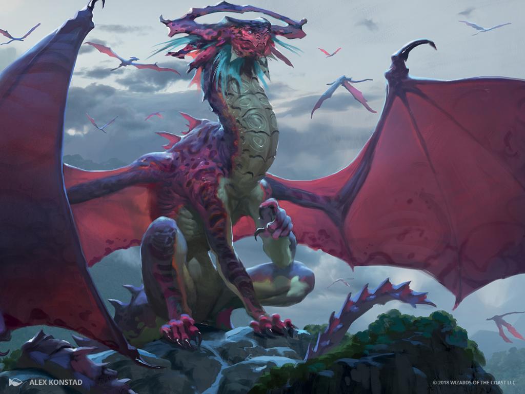 Lathliss, Dragon Queen - Illustration by Alex Konstad