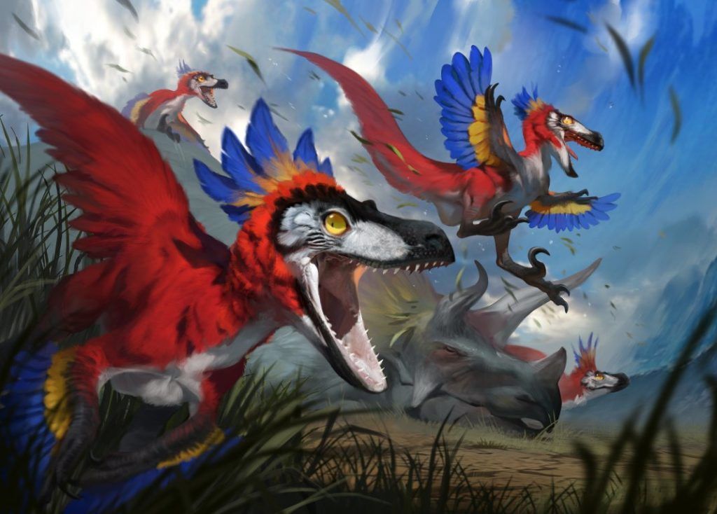Wrathful Raptors - Illustration by April Prime