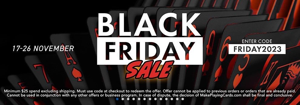 MakePlayingCards Black Friday Sale Friday 2023