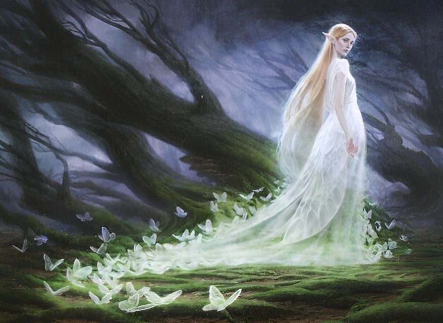Elvish Spirit Guide - Illustration by Anna Steinbauer