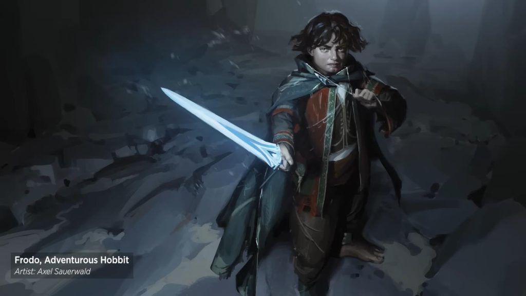Frodo, Adventurous Hobbit - Illustration by Axel Sauerwald