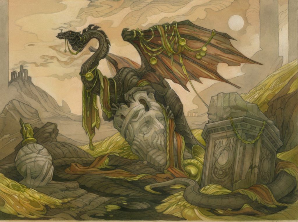 Decadent Dragon - Illustration by Wylie Beckert