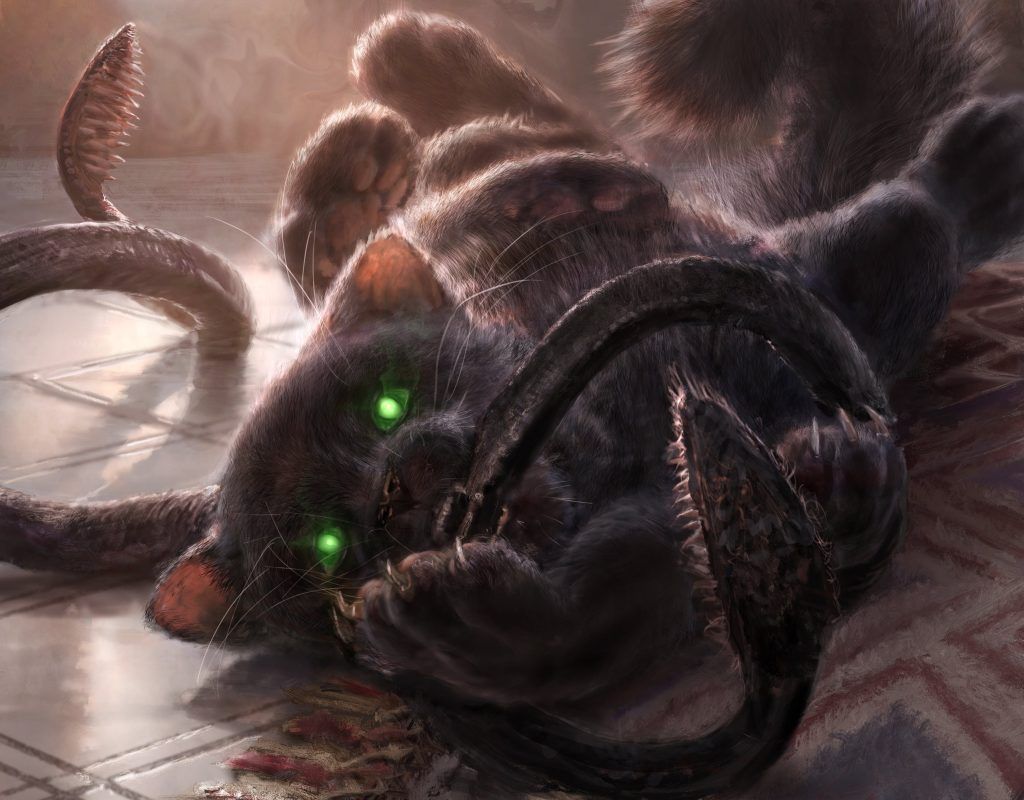 Displacer Kitten - Illustration by Campbell White