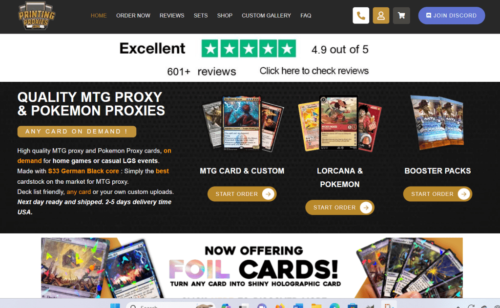 Printing Proxies Home Page