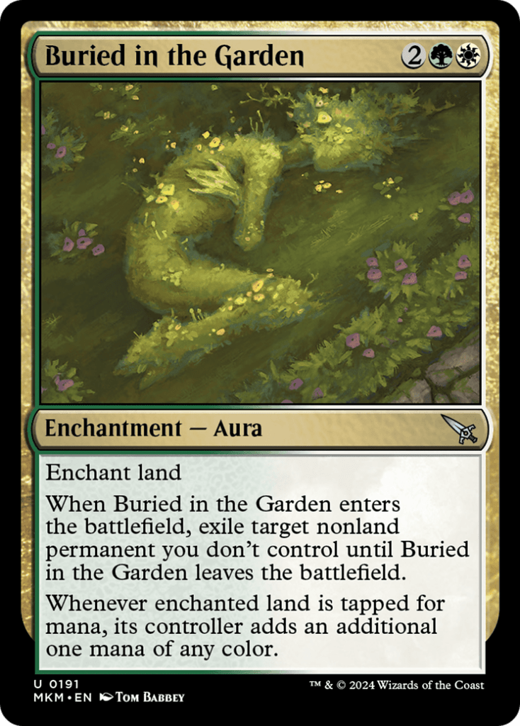 Buriedin the Garden