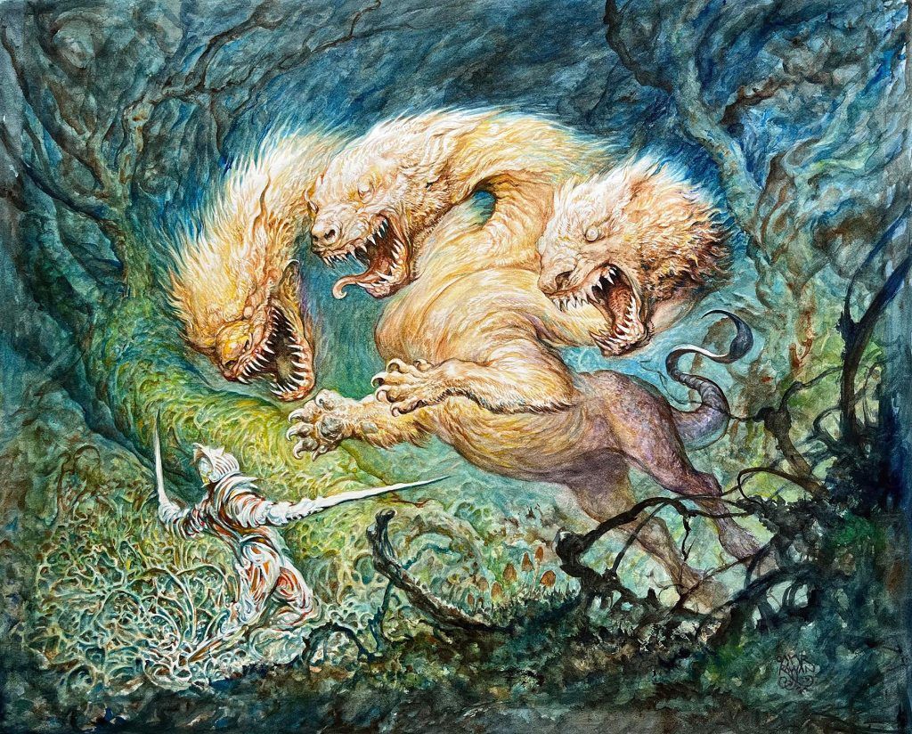 Questing Beast | Illustration by Omar Rayyan