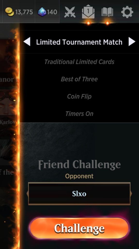 MTGA Limited Tournament Challenge