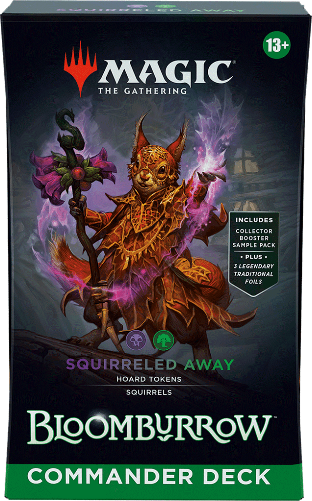 Bloomburrow Commander Deck Squirreled Away (Black-Green)