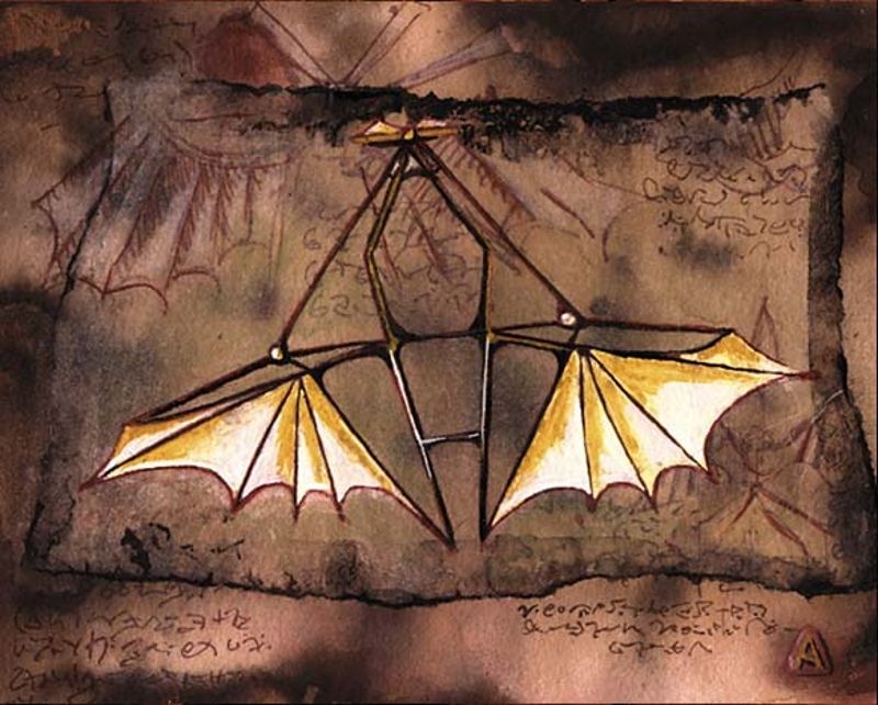 Ornithopter - Illustration by Amy Weber
