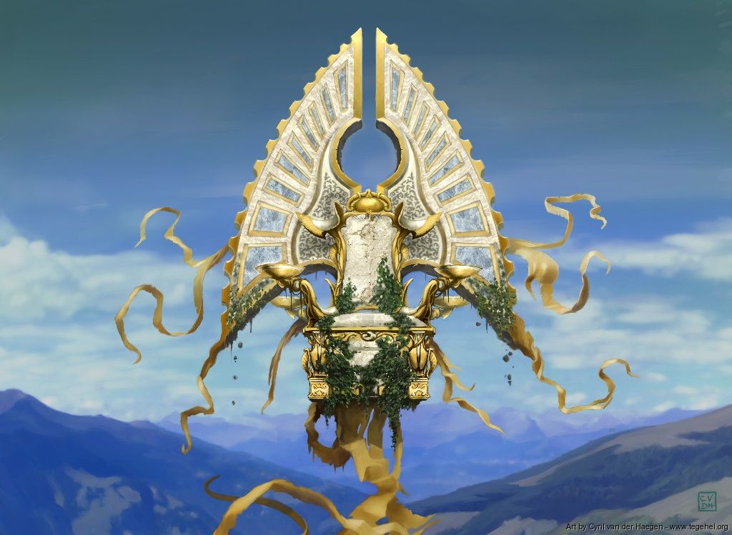 Sigil of the Empty Throne - Illustration by Cyril Van Der Haegen