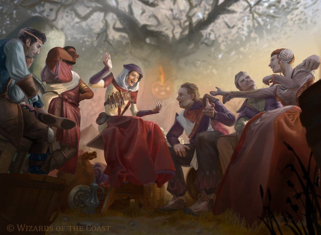 Outlaws' Merriment - Illustration by Suzanne Helmigh