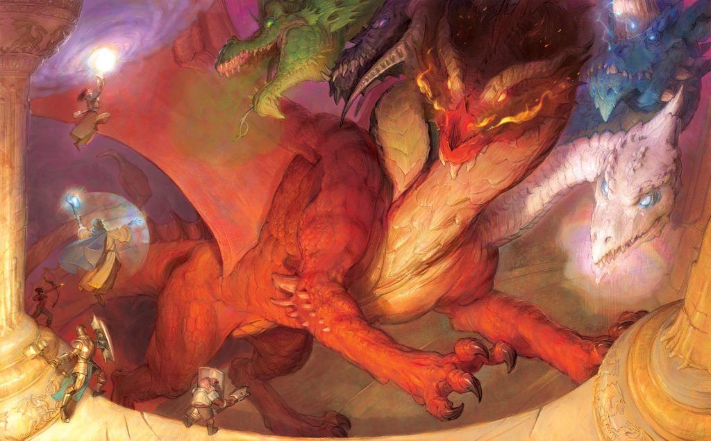 Templo da Rainha Dragão - Ilustração de Adam Rex