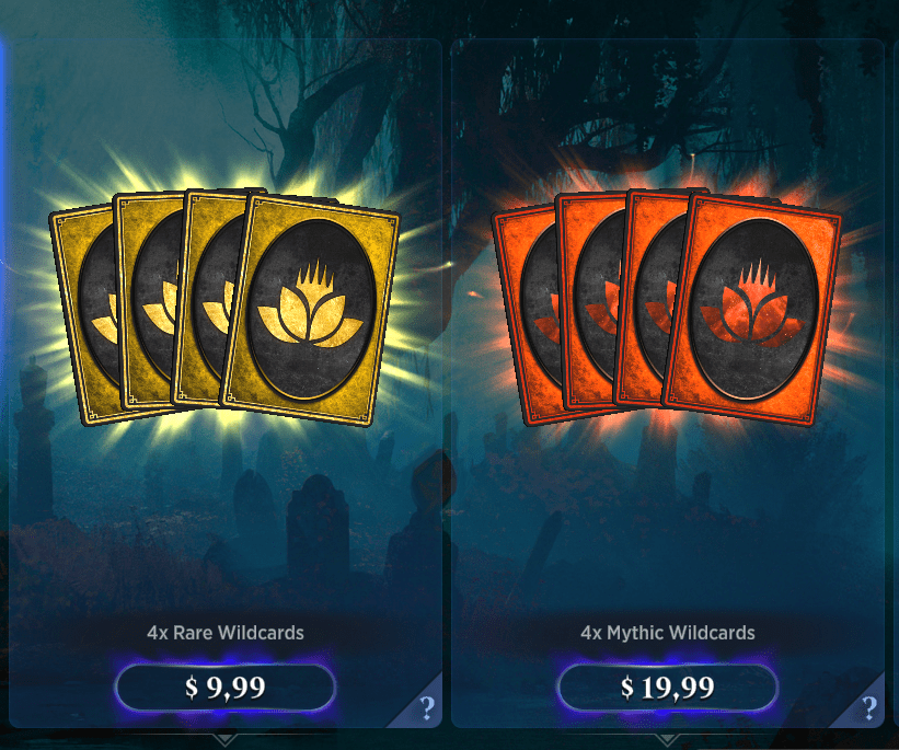 Comprando Wildcards