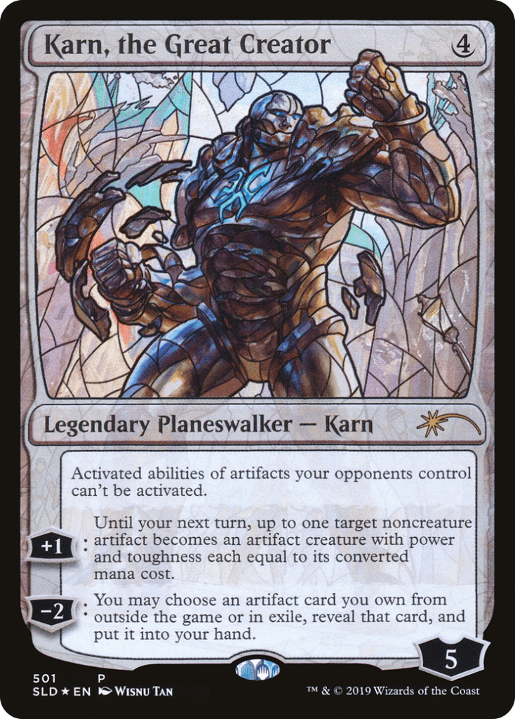 Stained Glass Karn, the Great Creator