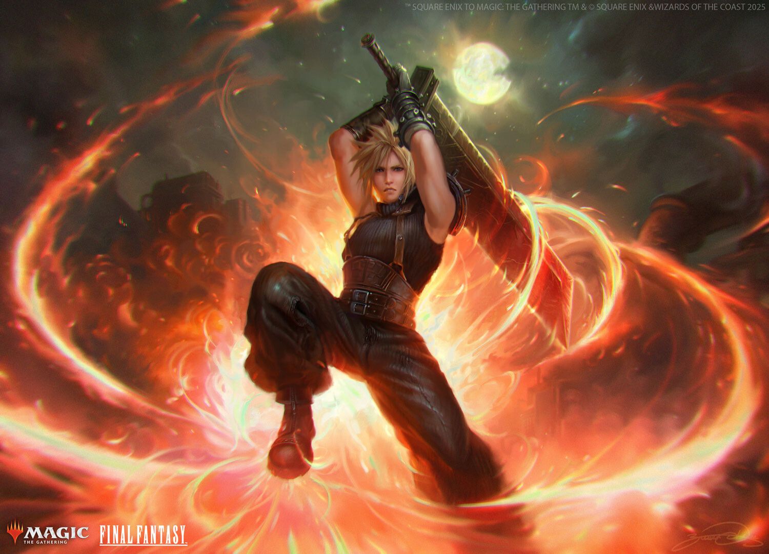 Cloud, Ex-SOLDIER - Illustration by Justyna Dura