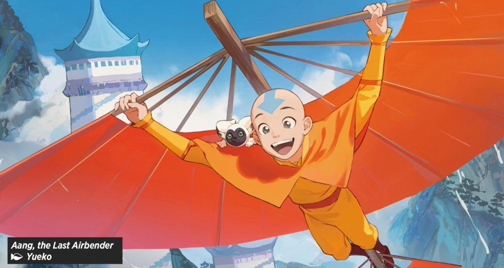 Aang, the Last Airbender - Illustration by Yueko