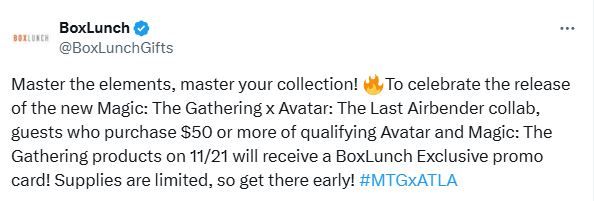 BoxLunch Iroh promo