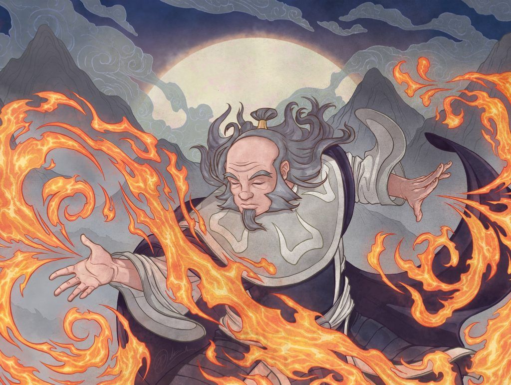 Iroh, Grand Lotus - Illustration by Dalton Pencarinha