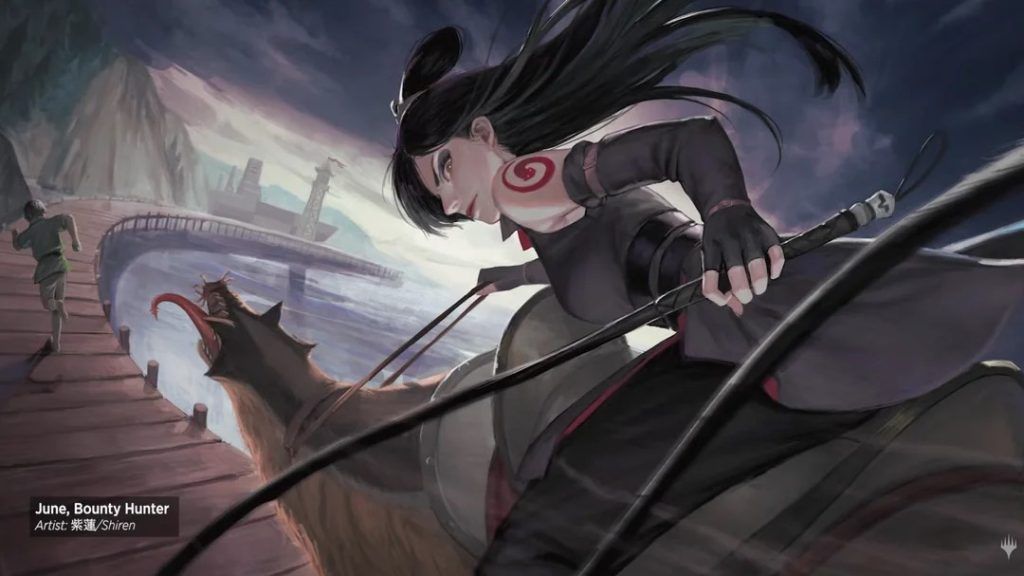 June, Bounty Hunter - Illustration by Shiren