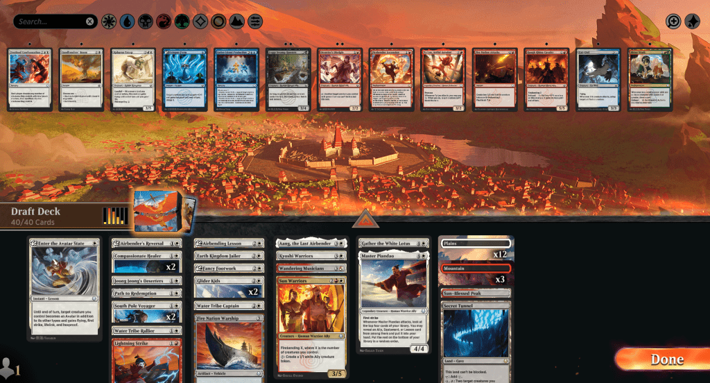 Mono-White Avatar trophy