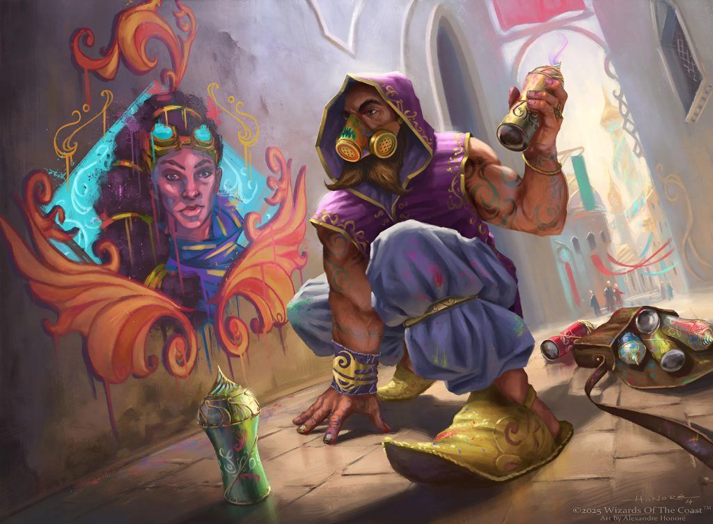 Motivated Muralist - Illustration by Alexandre Honoré