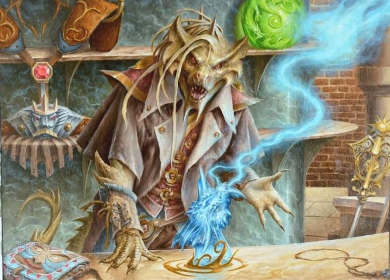 Renari, Merchant of Marvels - Illustration by Filip Burburan