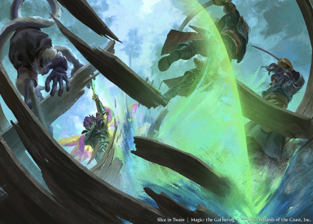 Slice in Twain - Illustration by Even Amundsen