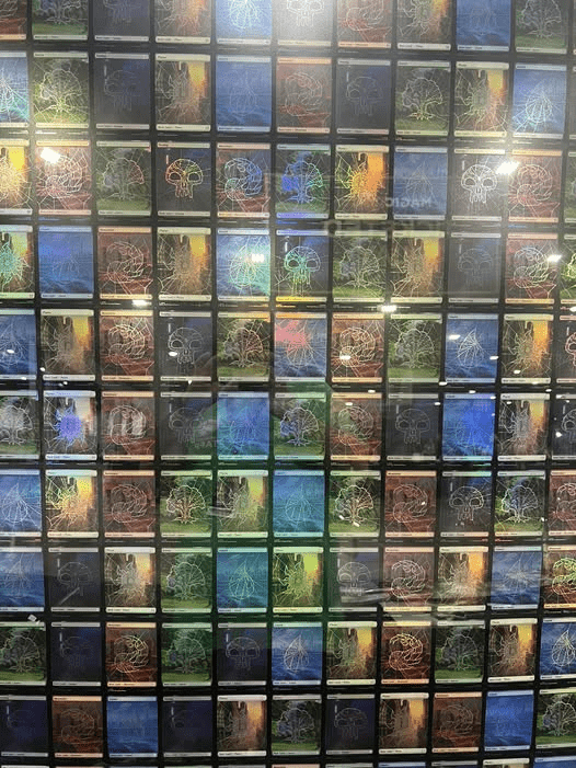 Spider-Man uncut sheet full-art lands