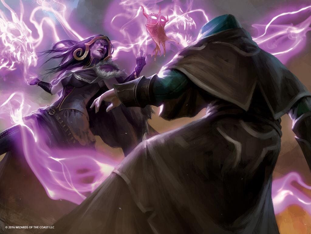 Liliana's Indignation - Illustration by Daarken