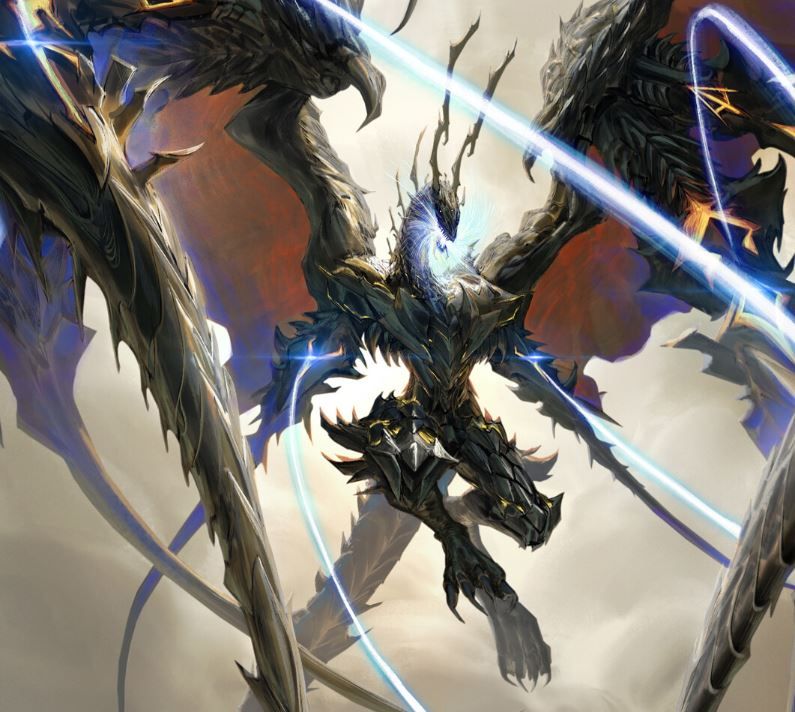 Bahamut, Warden of Light - Illustration by Kevin Glint
