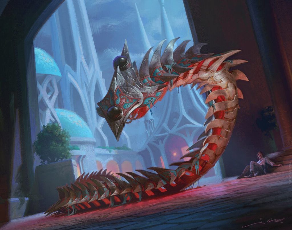 Bladecoil Serpent - Illustration by Joshua Cairos