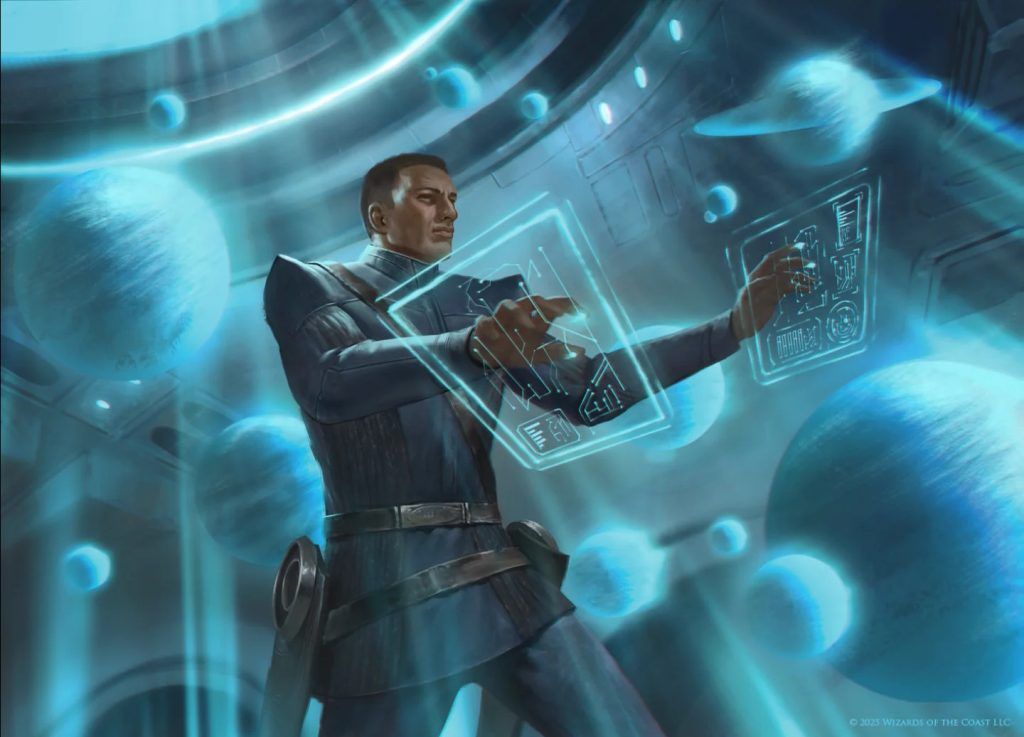 Consult the Star Charts - Illustration by Antonio Josรฉ Manzanedo