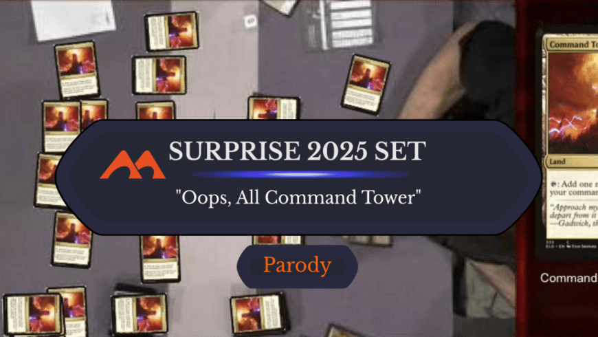 Last-Minute 2025 MTG Set Thrills With 250 Command Tower Reprints