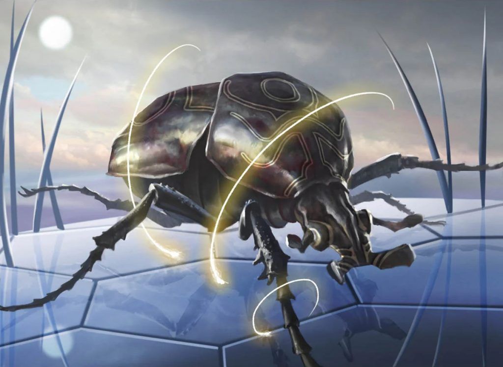 Darksteel Mutation - Illustration by Daniel Ljunggren