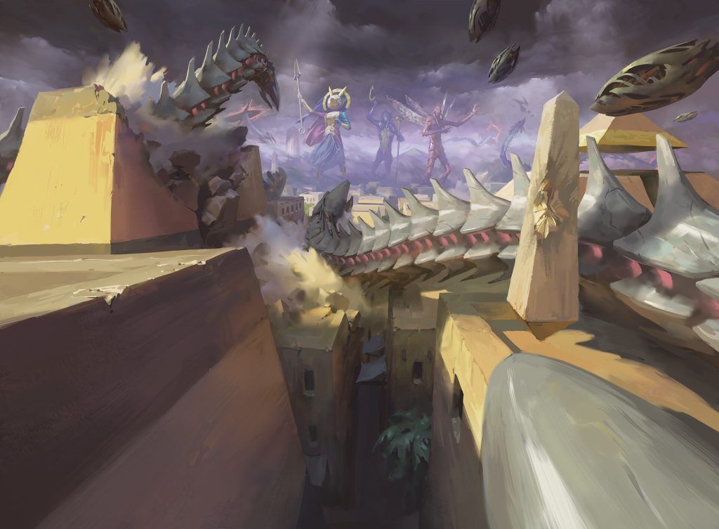 Invasion of Amonkhet - Illustration by Jokubas Uogintas