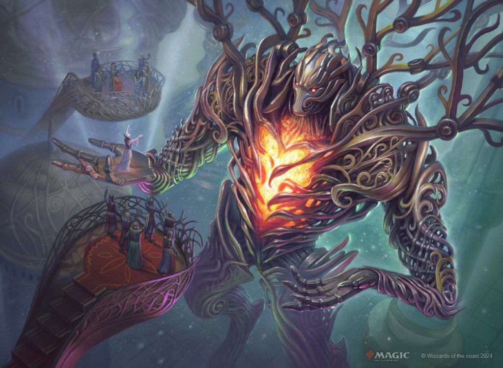 Pyrewood Gearhulk - Illustration by Martin de Diego Sadaba