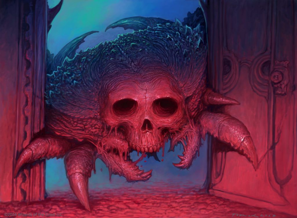 Scrabbling Skullcrab - Illustration by John Tedrick
