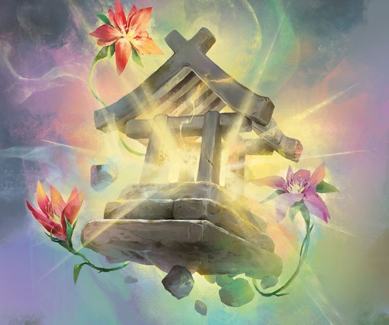 Shrine token - Illustration by Alexander Mokhov