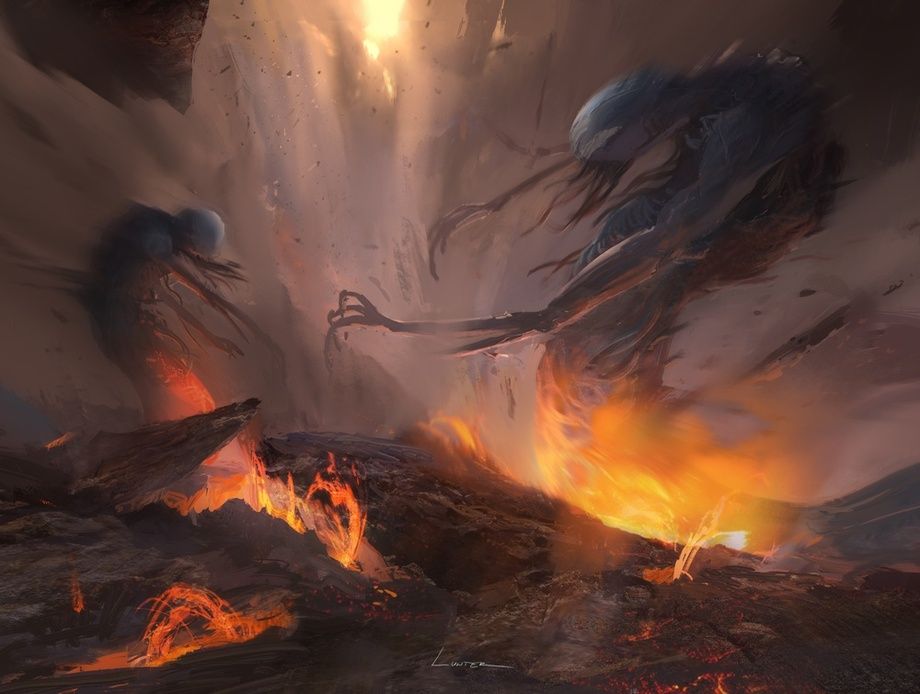 Boiling Earth - Illustration by Titus Lunter