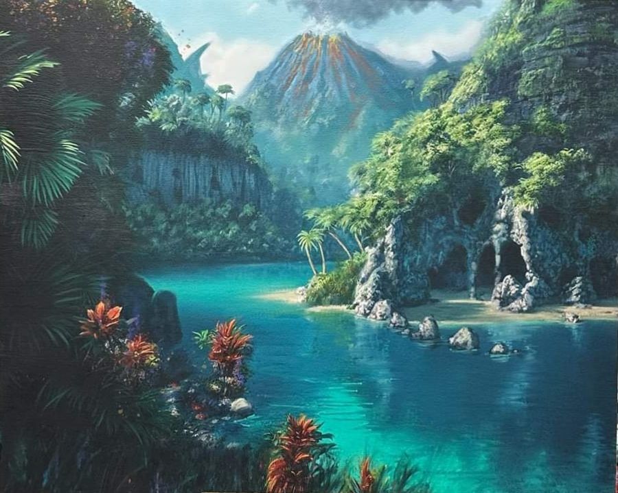 Bountiful Landscape - Illustration by Mark Poole