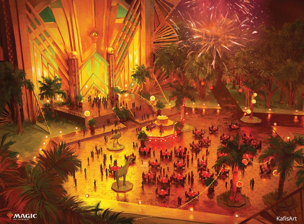 Cabaretti Courtyard - Illustration by Kasia 'Kafis' Zielinska