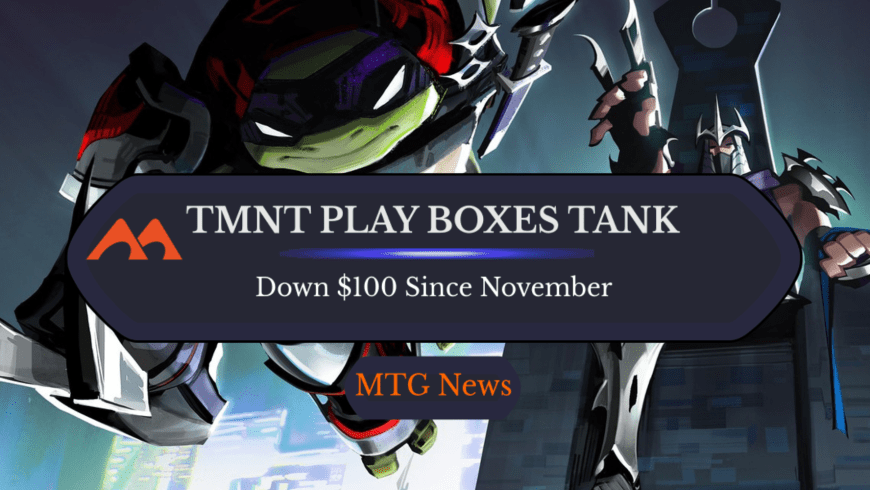 TMNT Play Boxes Shockingly Tank $100 Due to Low Hype
