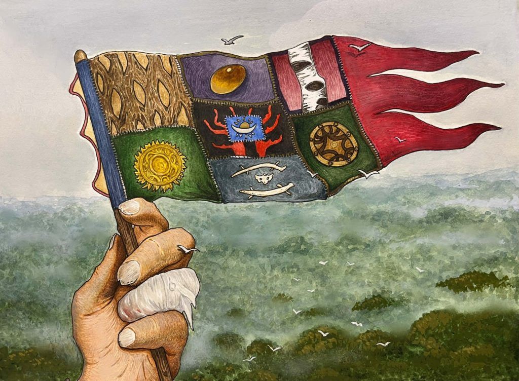 Dawn-Blessed Pennant - Illustration by Igor Krstic