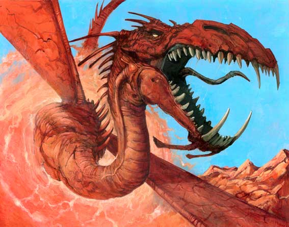Form of the Dragon - Illustration by Carl Critchlow