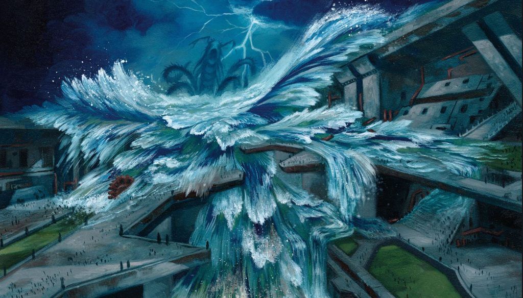 High Tide - Illustration by Jeff Miracola