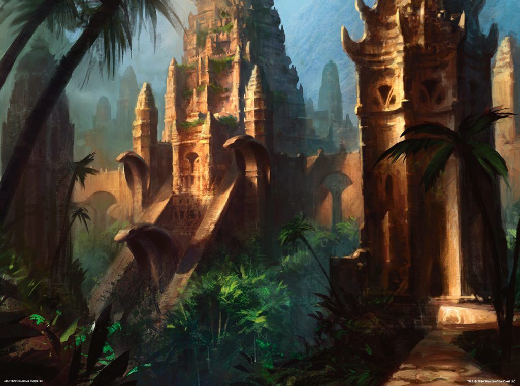 Opulent Palace - Illustration by Adam Paquette