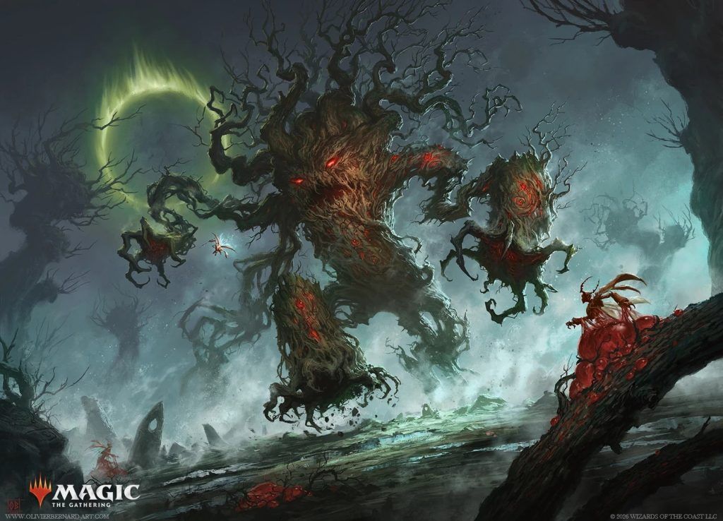 Sinister Gnarlbark - Illustration by Olivier Bernard
