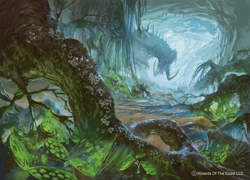 Tarmogoyf Nest - Illustration by Filipe Pagliuso