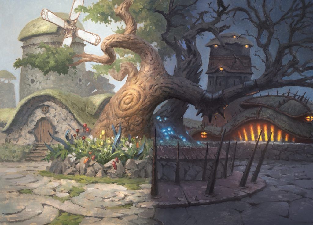 Temple Garden - Illustration by Adam Paquette